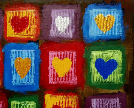 love heart paintings