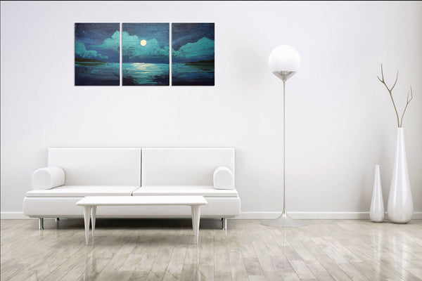 original seascape paintings for sale white wall