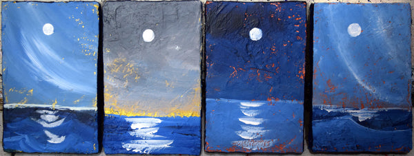 original seascape paintings for sale  in a row
