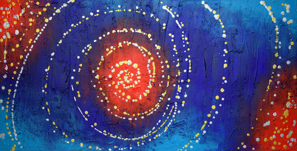 large paintings for sale fibonacci spiral art