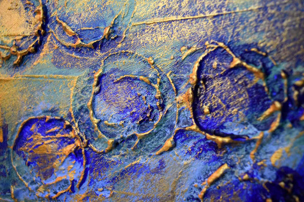 Painting Modern Art in green