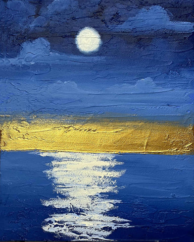 original seascape paintings for sale blue