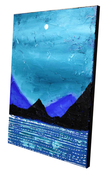 blue sky at angle painting