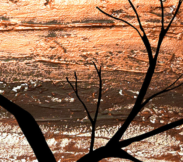 close copper wall art