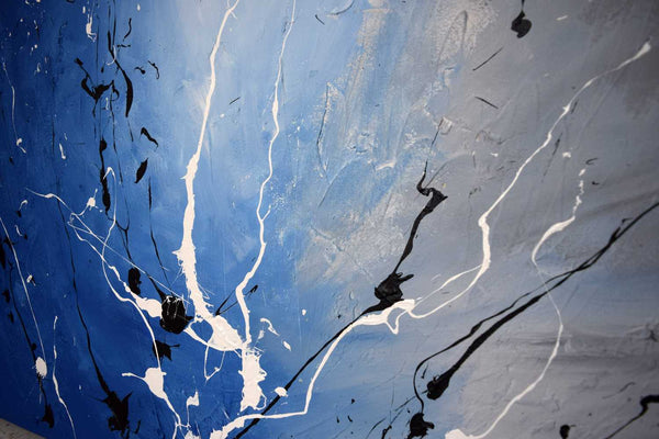 large paintings for sale dramatic blue art