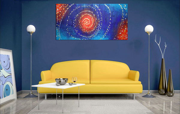 large paintings for sale fibonacci spiral art