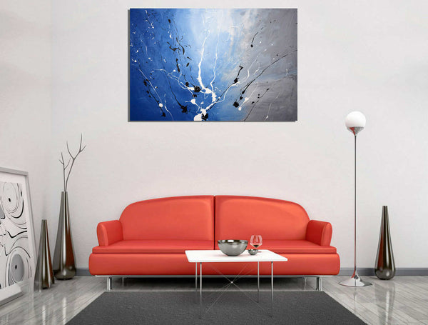 large paintings for sale on white wall