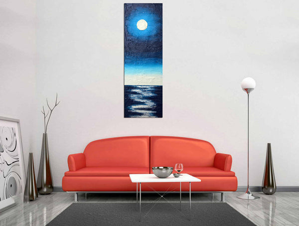 seascape art for sale on white wall