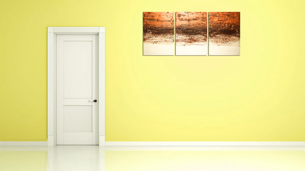 copper wall Copper Intuition oversized metal wall artwork