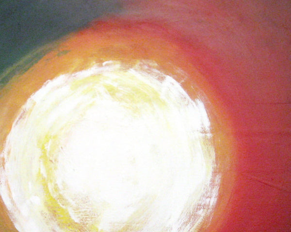 abstract sun painting