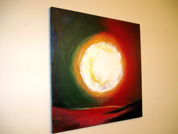 abstract sun painting A moment of sun , contemporary art for sale
