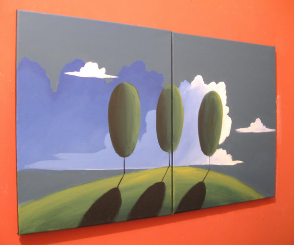 tree art painting  tree painting