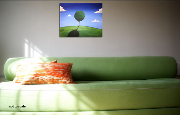 forest painting acrylic canvas art for sale tree with sofa