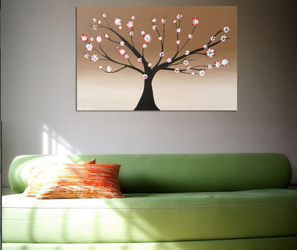 abstract tree paintings blossom tree hill