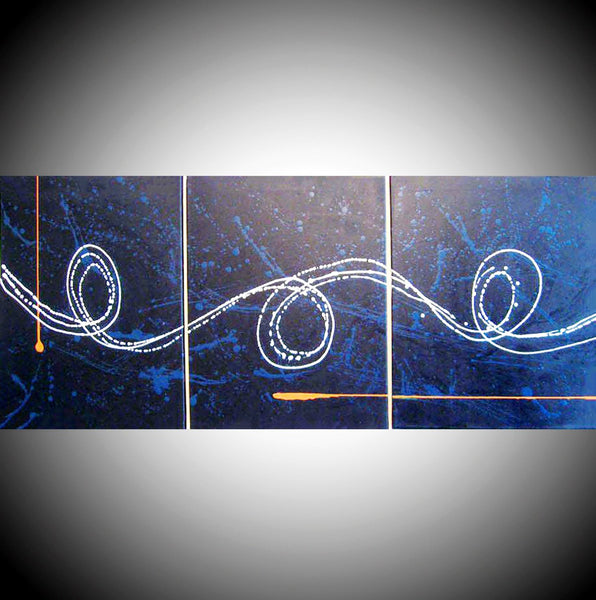 blue abstract paintings Big Blue beautiful and abstract artwork