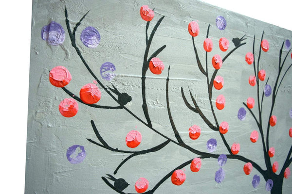 birds on a wire painting Birds of Summer bird art pictures