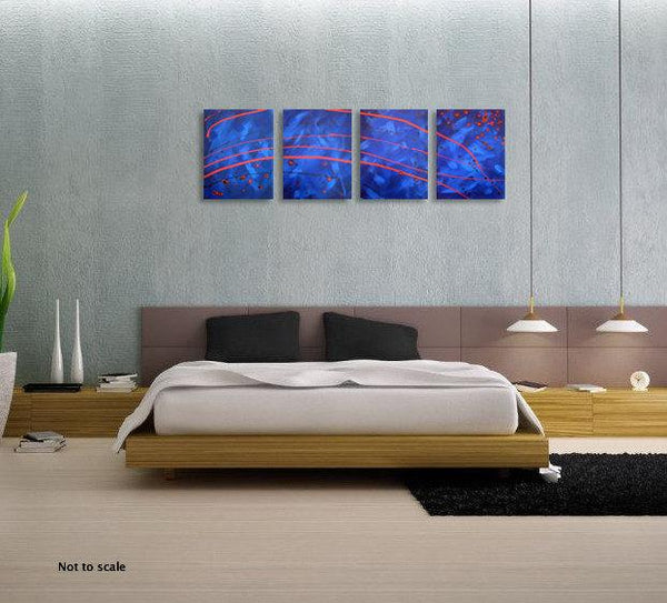 blue mood quadriptych
