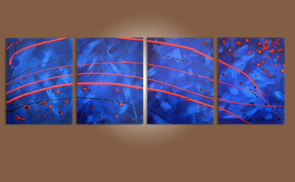 blue mood quadriptych