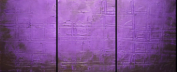 purple paintings canvas triptych purple 3 piece wall art