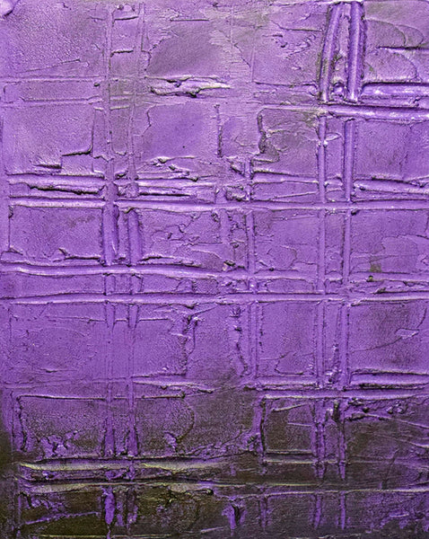 purple paintings close up canvas triptych original abstract art uk
