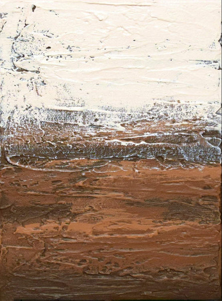 Earth tones canvas triptych painting fine art for sale
