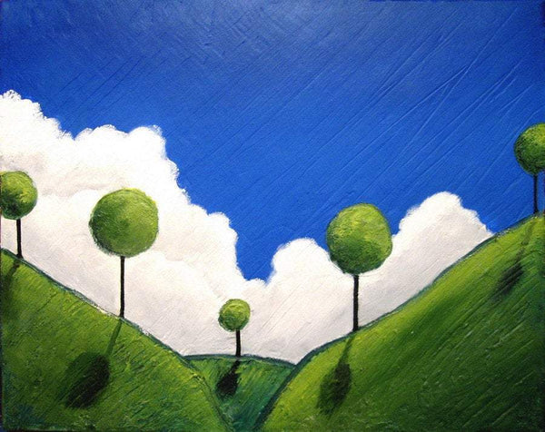 original abstract art uk Eden 3 artwork landscape