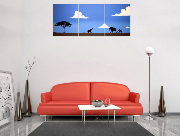 elephant wall art  Cloudbase modern art for sale