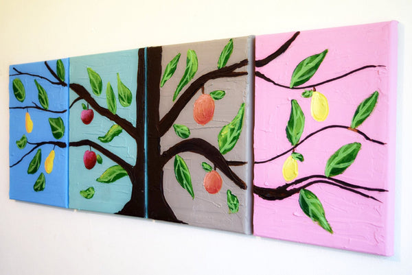 Fruit Tree quadriptych