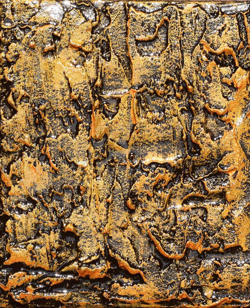 gold artwork abstract canvas  wall kunst 48 x 20"