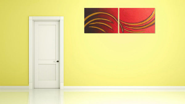 abstract paintings for sale large textured wall art painting in a living space