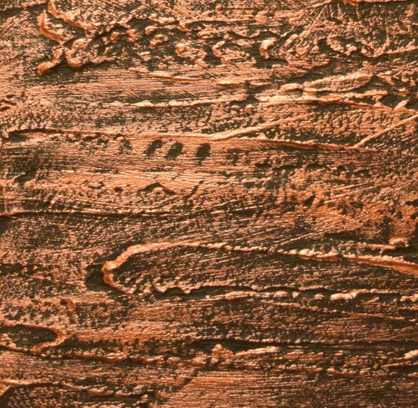 canvas triptych paintings for sale " Copper Triptych " large wall art