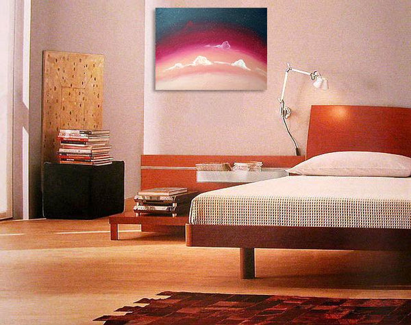 Starry night abstract paintings on canvas