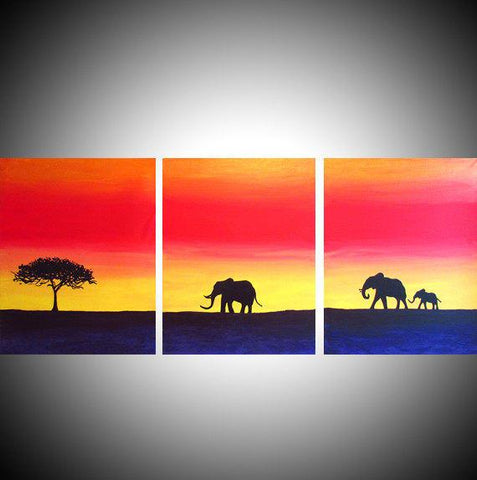 paintings of elephants for sale african Elephant paintings for sale
