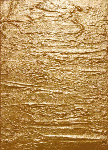 large triptych canvas wall art painting  Solid Gold painting