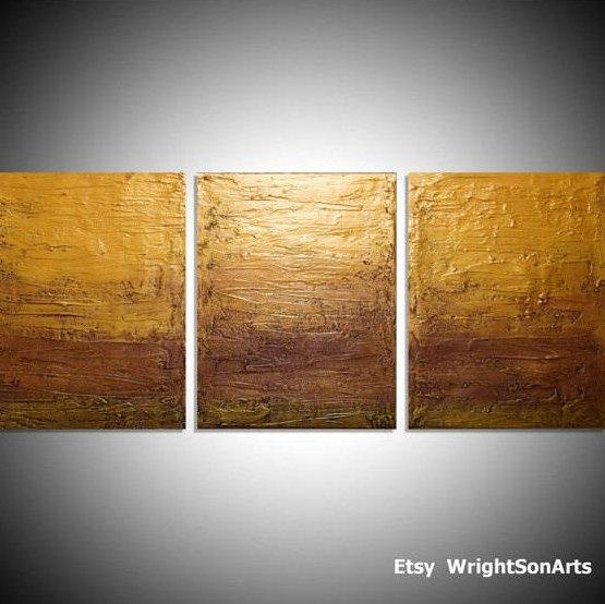 gold artwork "Golden Decadence"  gold abstract