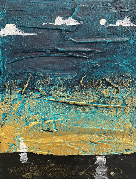 contemporary abstract seascapes turquoise abstract painting ocean art