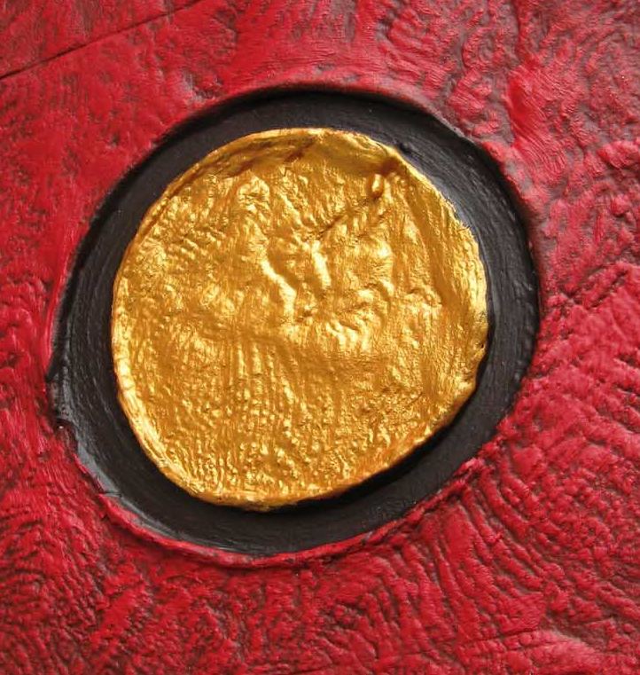 abstract gold painting