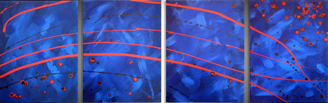 abstract blue painting