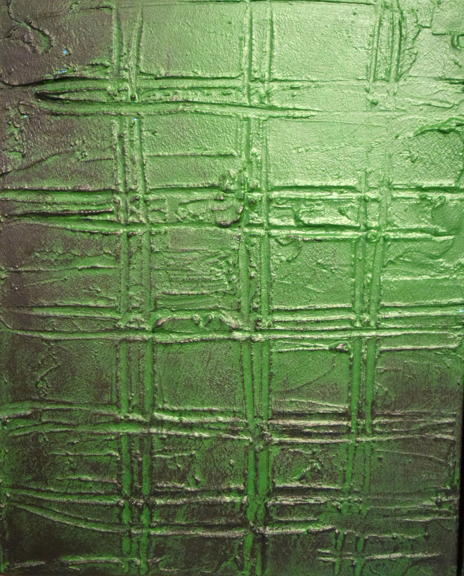 green abstract paintings