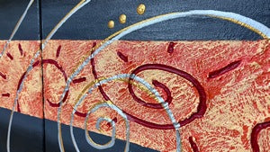 metal artwork abstract paintings uk