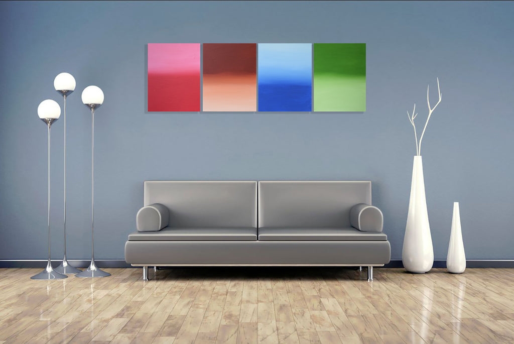 Quadriptych Multi Colour Triptych quadriptych