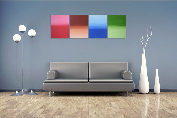 Multi Colour Triptych quadriptych