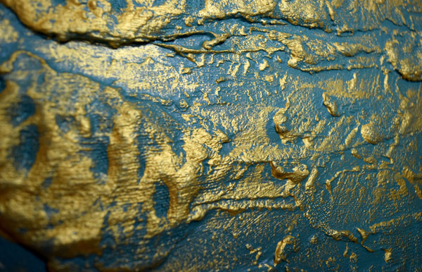 large paintings for sale green ocean abstract