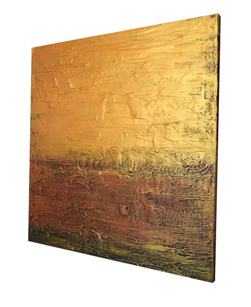 gold abstract paintings for sale
