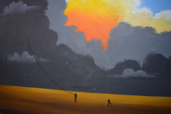 beach landscape colour clouds