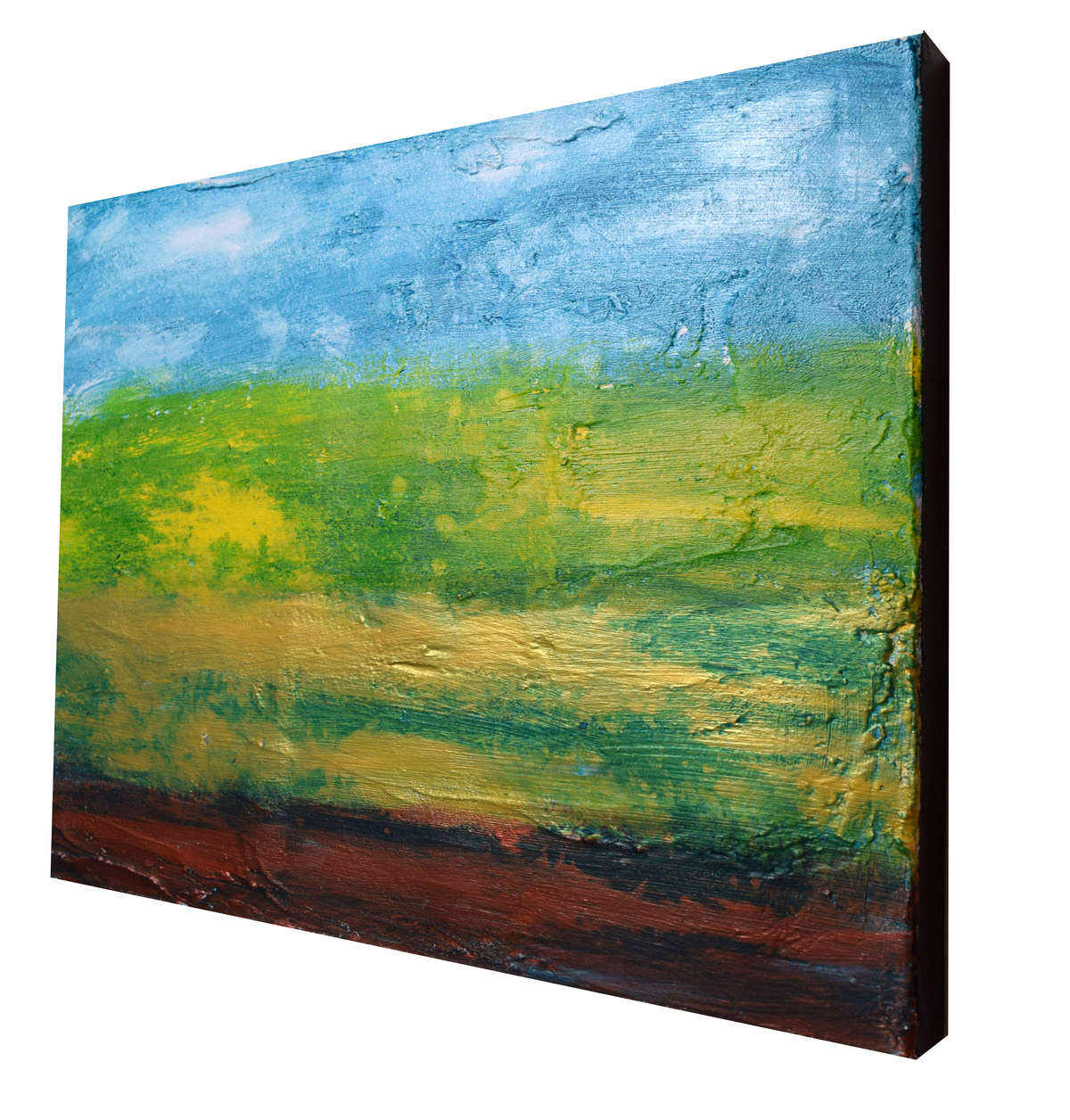 green abstract big wall hanging