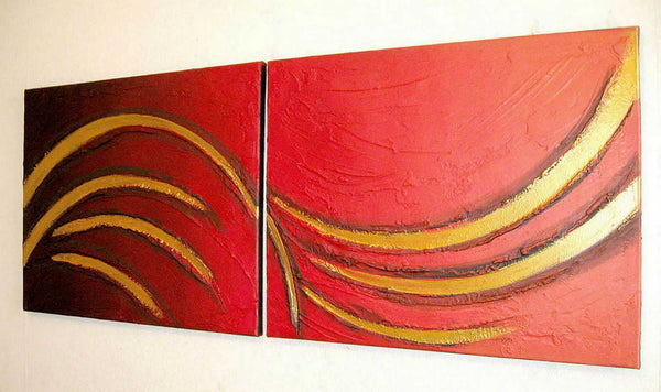 buy original artwork impasto art at an angle