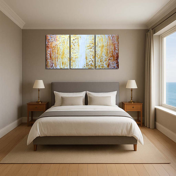 gold artwork living room 2