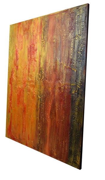 golden abstract painting , Grace of Gold