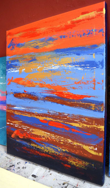 Orange Road v2 Home abstract painting